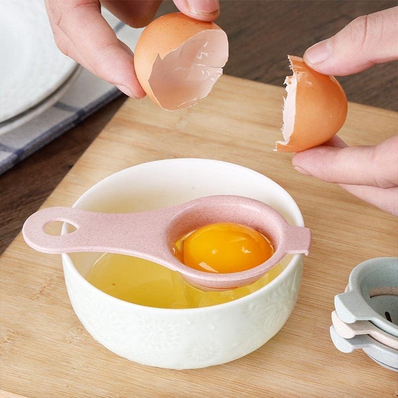 Bamutu 4PCS Egg White Separator Egg Yolk White Separator Egg Separator Egg Whites Strainer Filter Divider Egg Separator Tool Kitchen Baking Gadget - Image 5